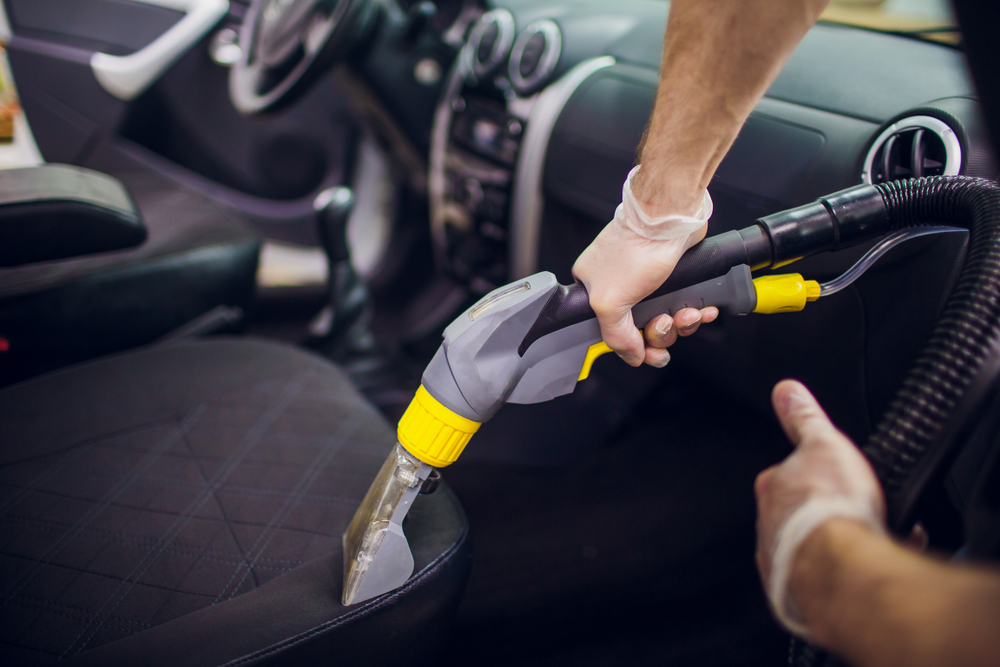 Car,Detailing,Interior,Textile,Seats,Chemical,Cleaning,With,Professionally,Extraction
