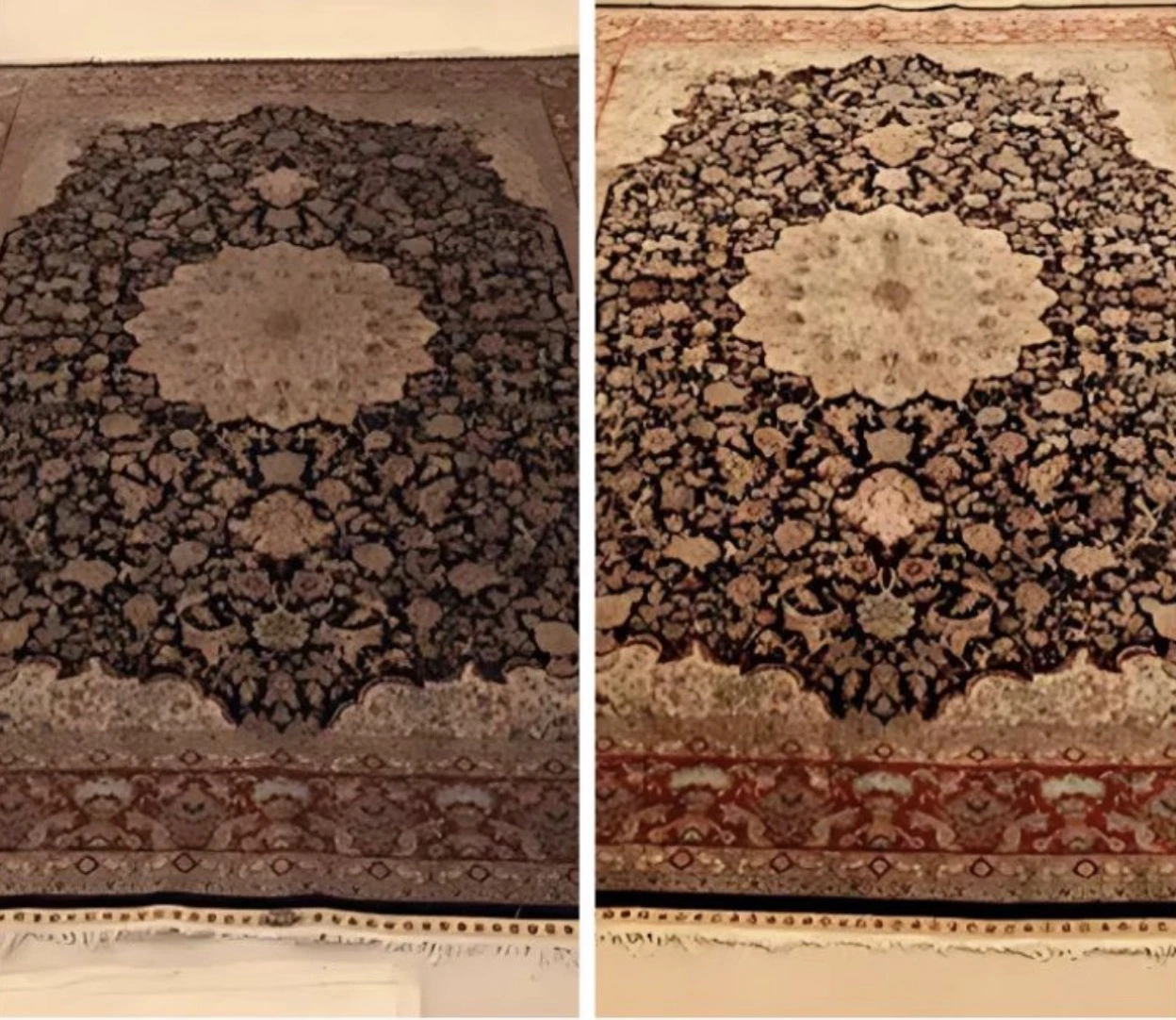 nettoyage tapis avant après Brignais